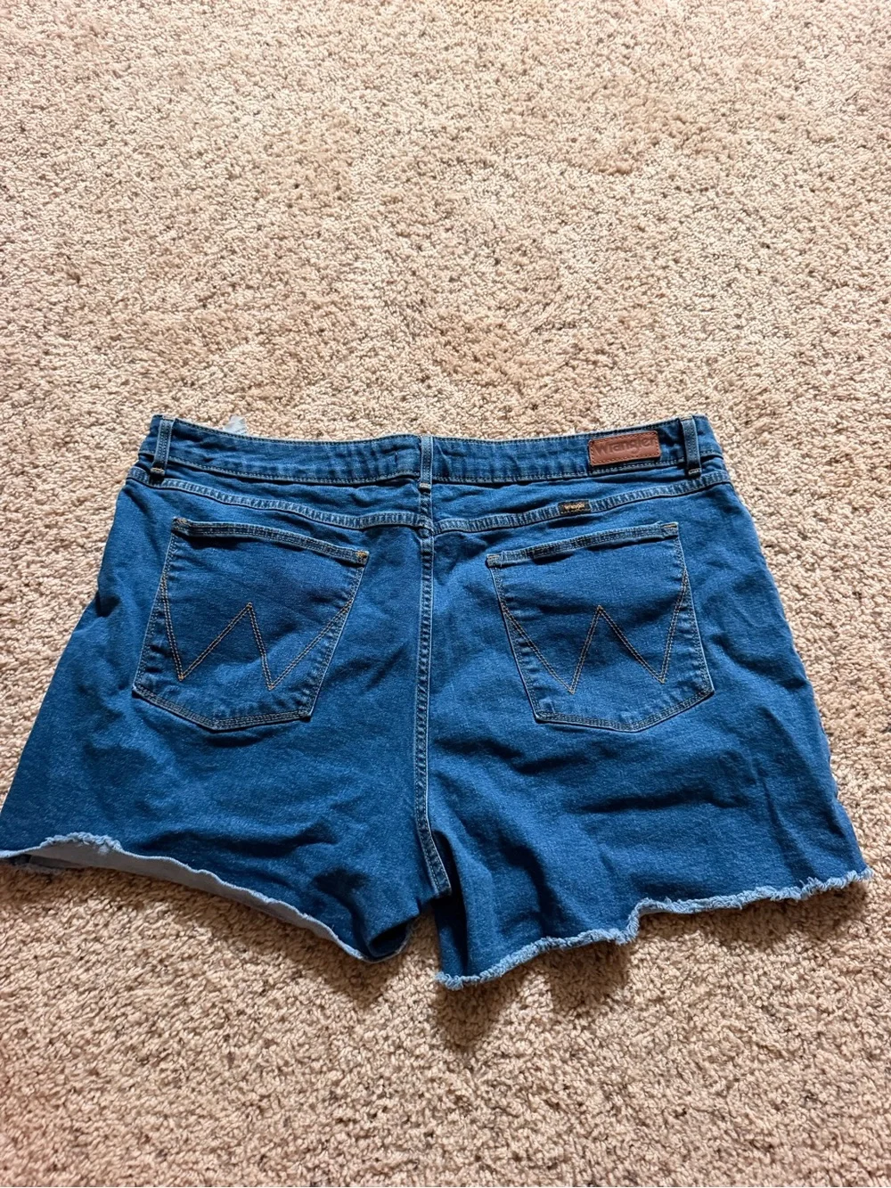 Wrangler Women's Blue Denim Cutoff Shorts